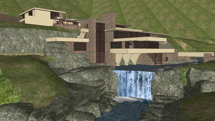 Fallingwater House - Frank Lloyd Wright