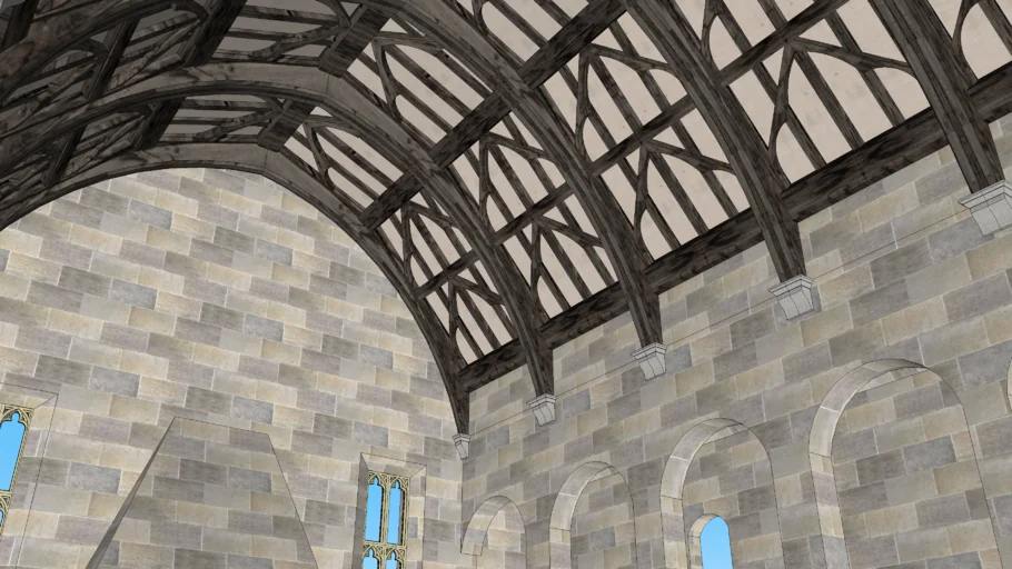 Great Hall Wooden Ceiling