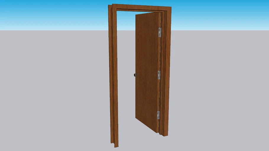 Puerta de madera de .90 mts x 2.10 mts.