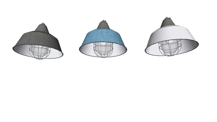 Szarvasi enamelled Industrial lamp 1X125W (Mercury Vapour Lamp)