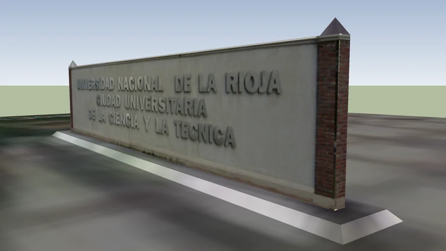 Cartel de identificación de la Ciudad Universitaria