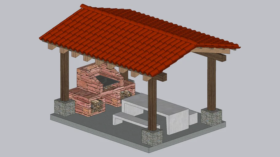 Cabaña con Churrasquera de Campo 2