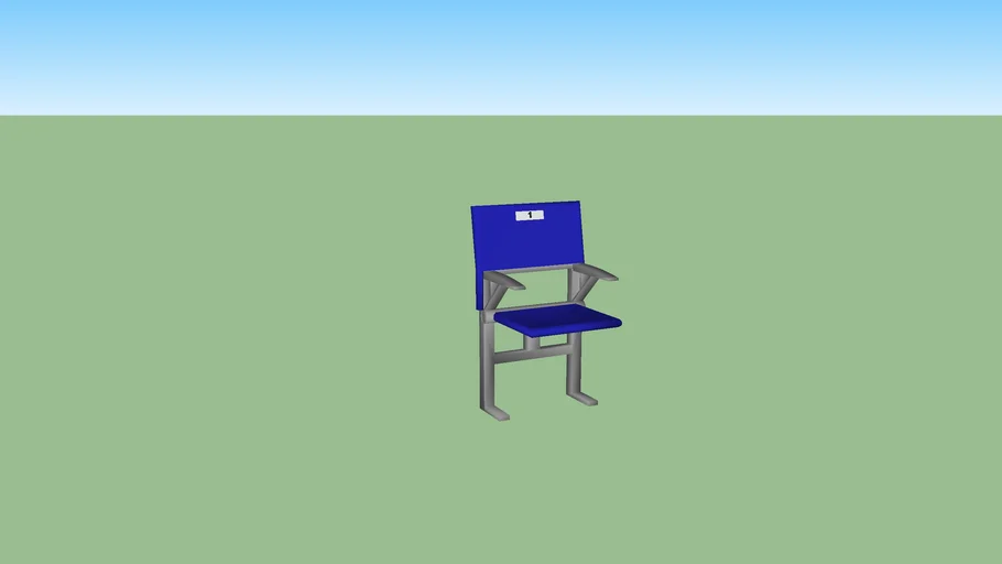 detailed stadium seat