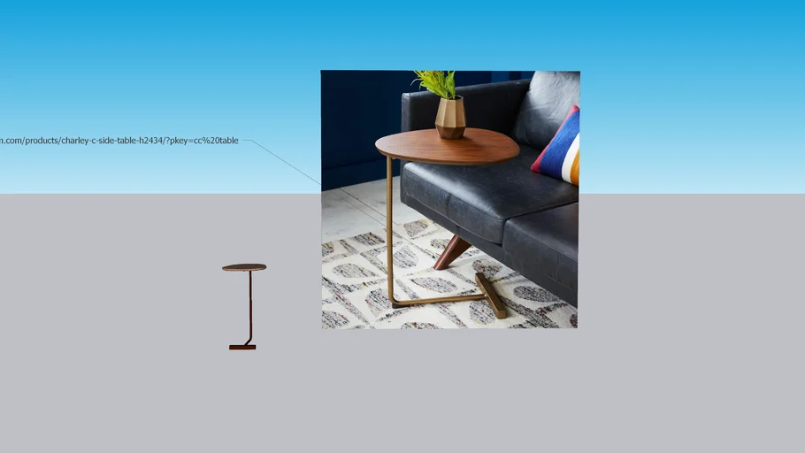WEST ELM - Charley C-Side Table