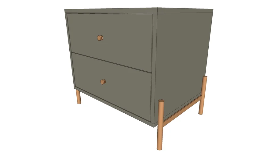 Mesa de cabeceira 60x40cm
