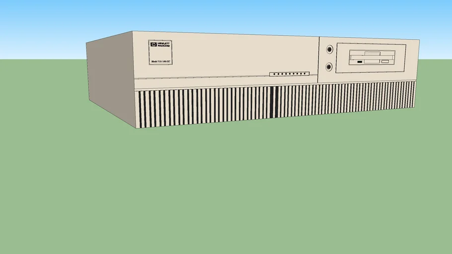 HP 9000 715/100XC workstation computer