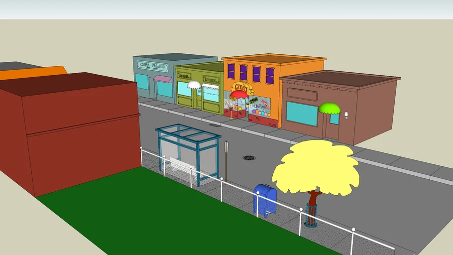 Ed Edd n Eddy's Candy Store Alley