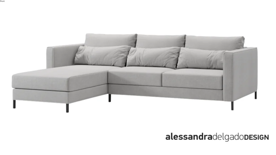 Sofá Max com Chaise