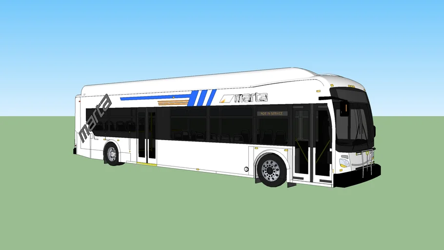 2013 New Flyer XN40 city/transit bus (MARTA- Atlanta, GA)