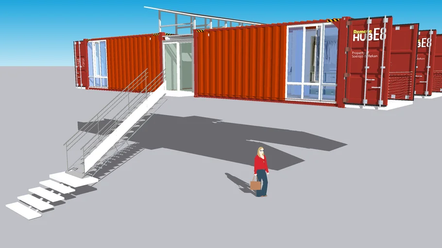 Upper Deck Container Hub | 3D Warehouse