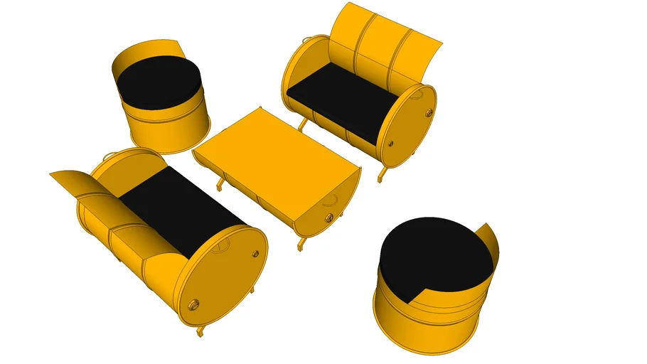Oil Drum Furniture