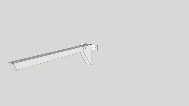 287.48.129 - 460mm Hafele Tikla Folding Table Bracket