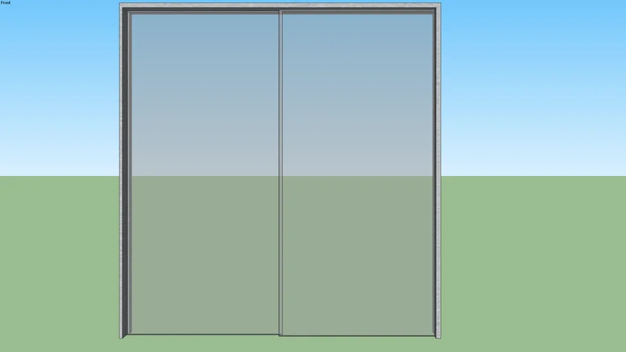 Porta de Correr 2F 2x2,10