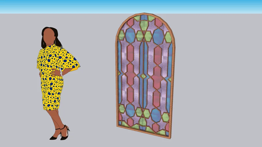 stained glass window