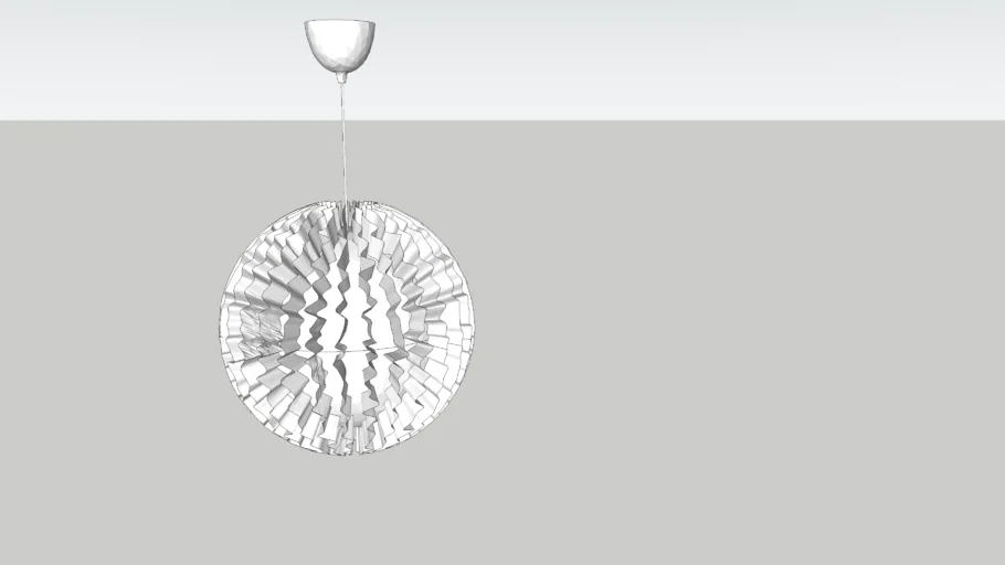 VINDKAST Pendant lamp, white 50 cm
