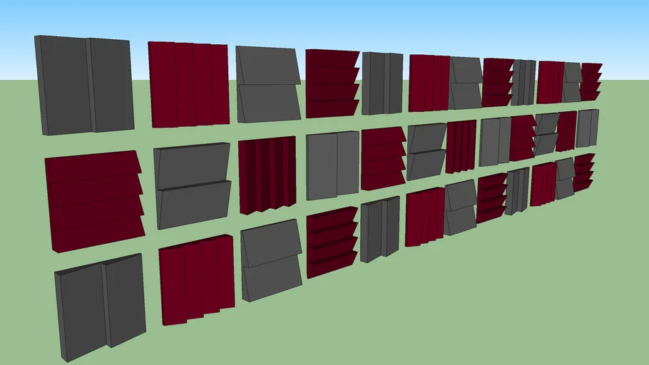Auralex D36-DST™ Roominator Kit Burgundy