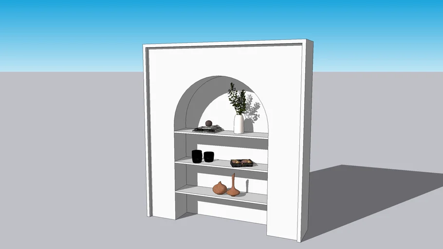Minimalist display shelf