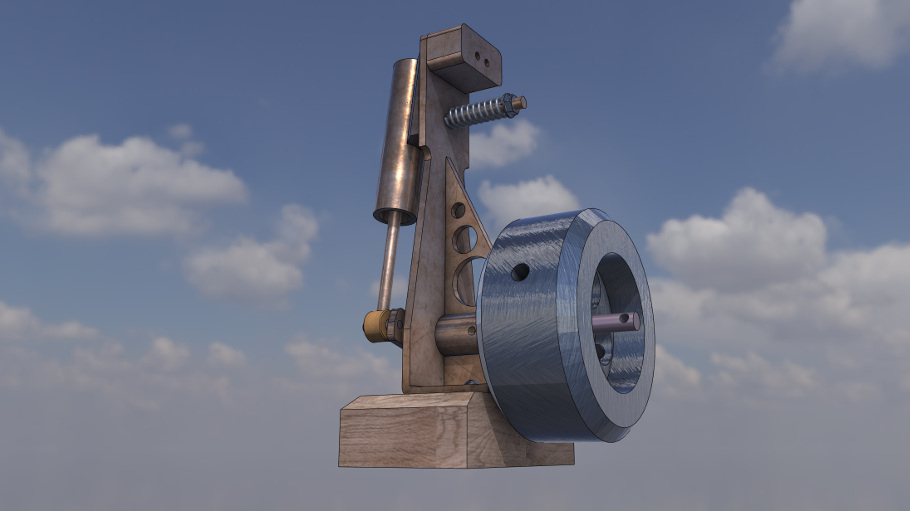 Vertical Single Oscillating Steam Engine | 3D Warehouse