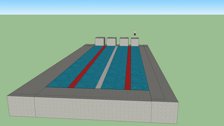 laned pool | 3D Warehouse