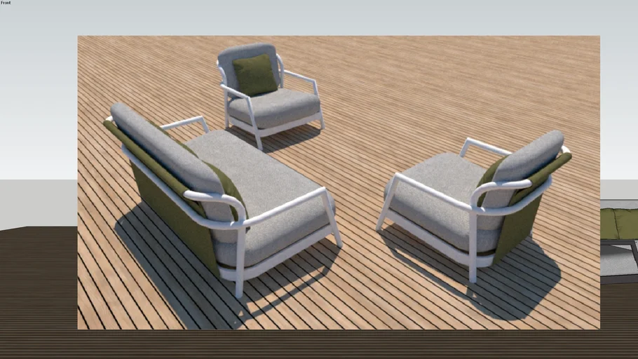 Outdoor sofa group