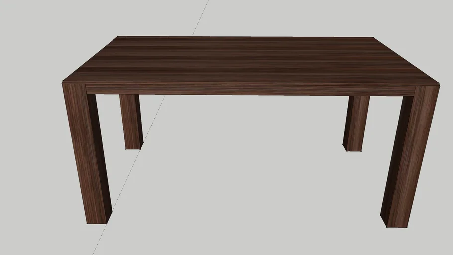 Dining Table 1600mm by 900mm in Core Walnut by Hulsta