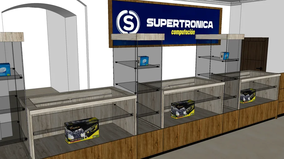 local comercial tecnología  / counter / computer shop
