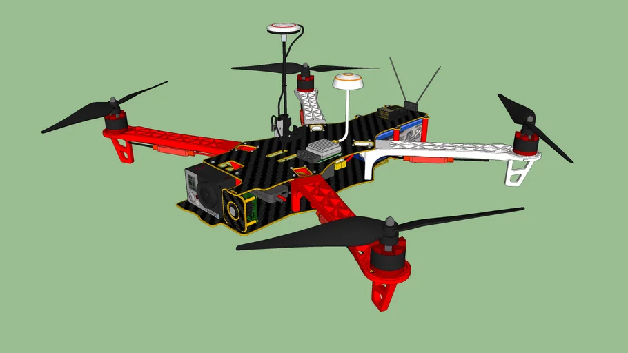 TBS Discovery FPV Quadcopter - Model - 3D Warehouse