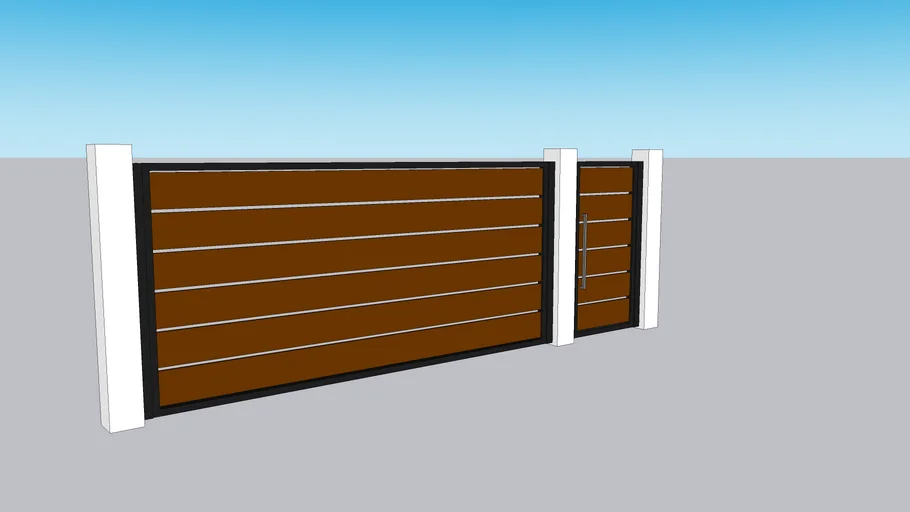 sliding main gate design 