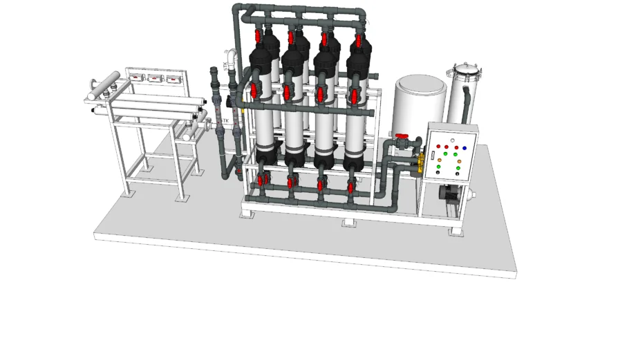 ULTRAFILTRATION CAPACITY 20 CU.M.PHR +  UV  VlQUA