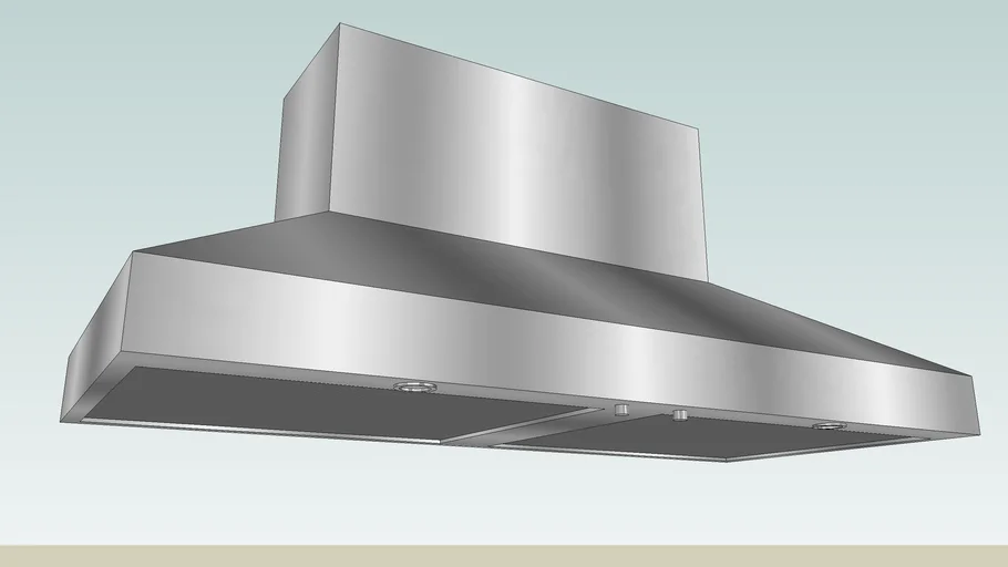 Range hood 48' wall mount | 3D Warehouse