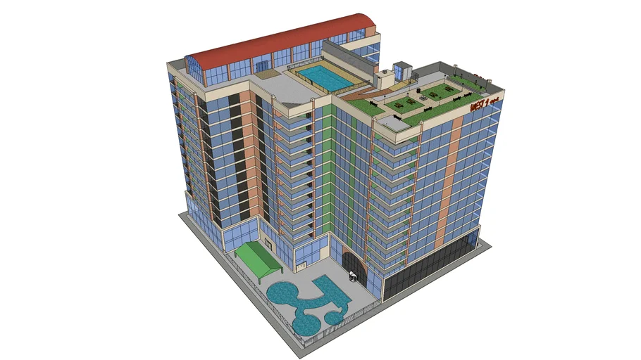14-Story Condominium Building, WEST 1 one Tower