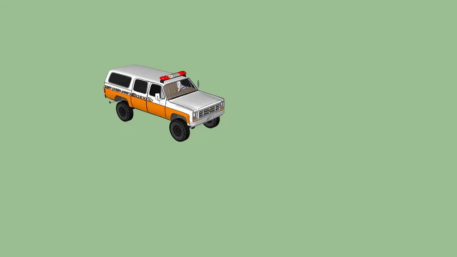 1979 Chevrolet K20 Suburban Ambulance