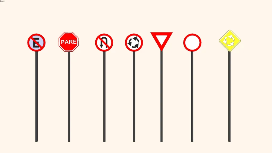 Placas de Trânsito