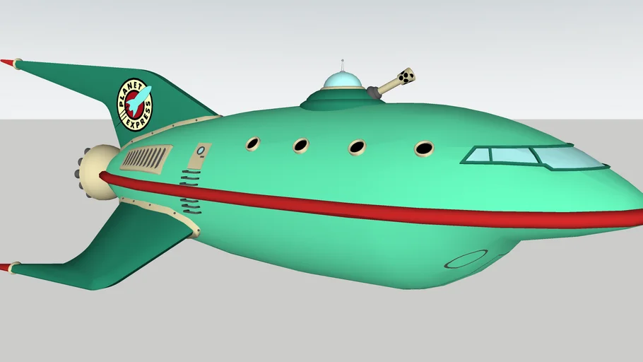 Planet Express ship - Highly detailed, accurate.