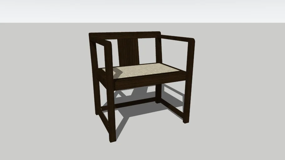 Ming Dynisty Style Arm Chair Modern