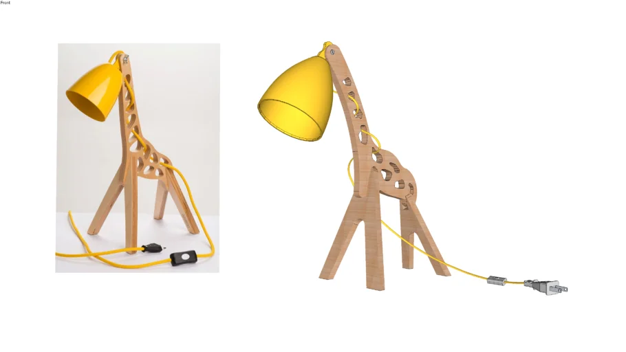 Abajur Girafa