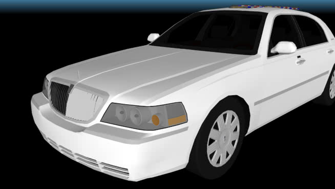 2003 Lincoln Town Car Police Car