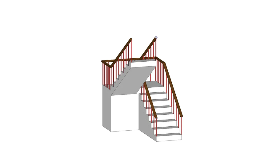 escalera curso sketchup