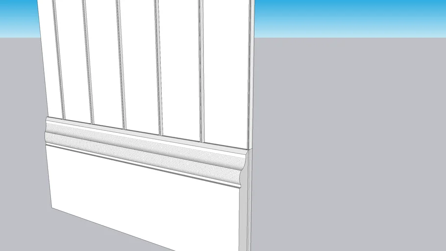 beadboard wall d