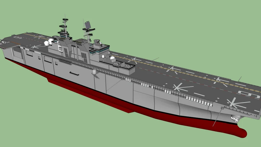 USS LHA-6 America class amphibious assault ship / アメリカ級強襲揚陸艦