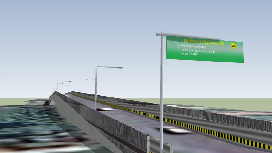 National Highway 28 Overpass 2
