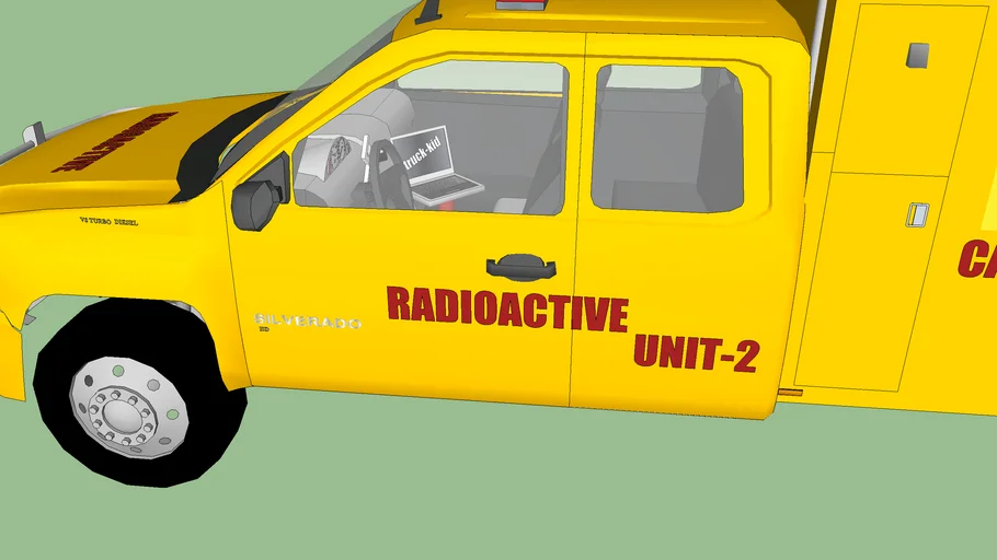 Nuclear Waste Transport Truck
