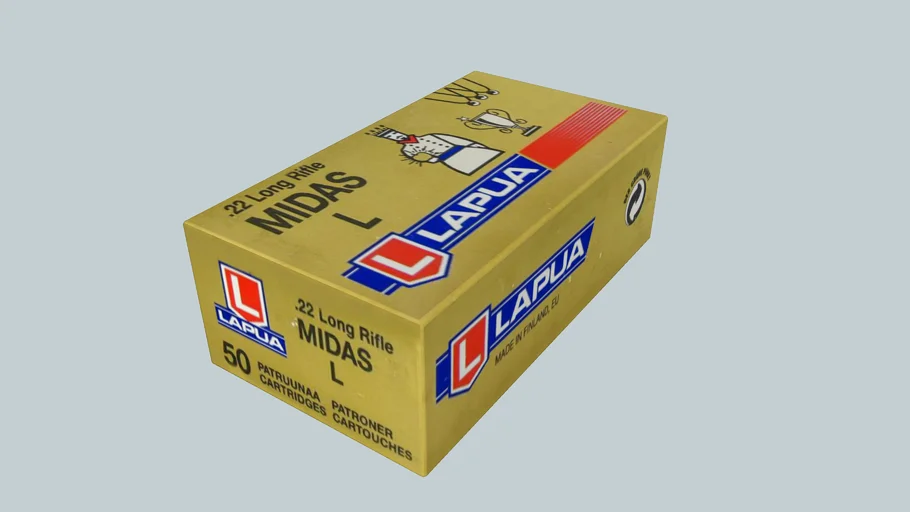 Lapua 22LR Midas L, Ammo box