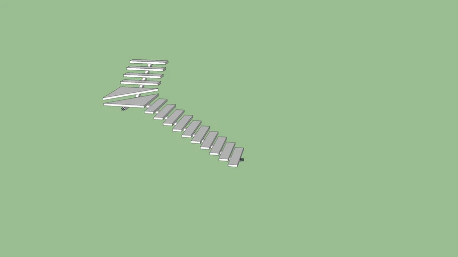Escada em L | 3D Warehouse