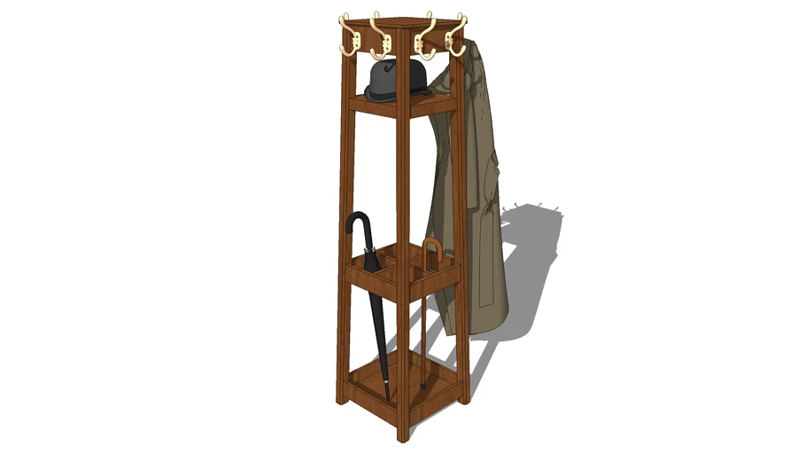 coat and hat stand