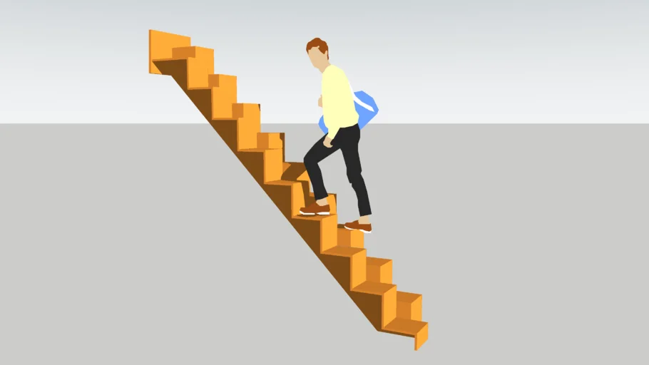Compact stairs by Archos | 3D Warehouse