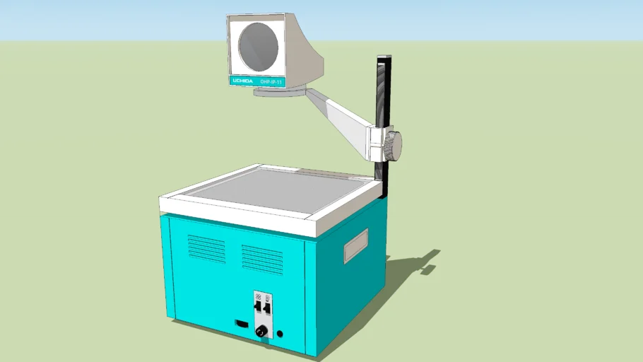 UCHIDA Overhead projector Model IP 111980Japan - Model - 3D Warehouse