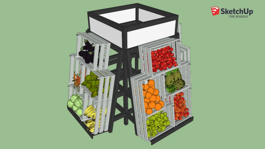 Fruits and Veggies display