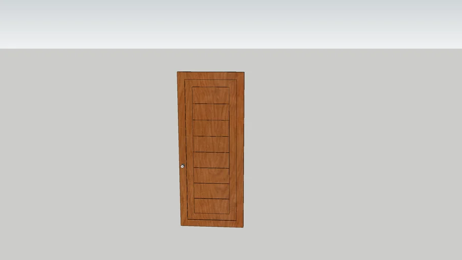 solid wooden door
