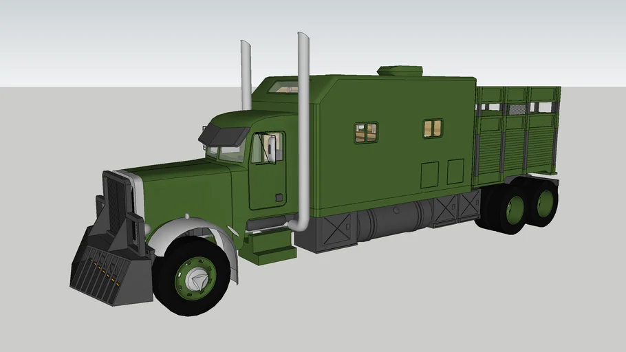 post appocalyptic semi M.A.Z.A.B. (moble anti zombie attack bunker)
